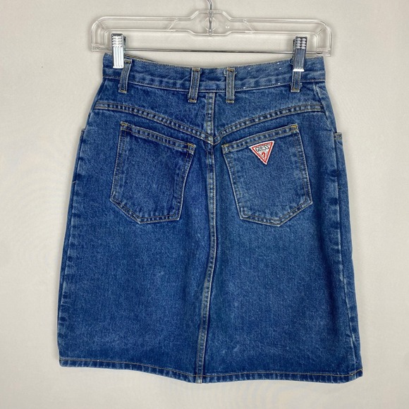 Guess by Marciano Dresses & Skirts - Vintage 80's Guess By Georges Marciano Demin Skirt Size 29